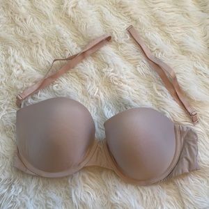 Victoria Secret Strapless Bra Size 36C push up